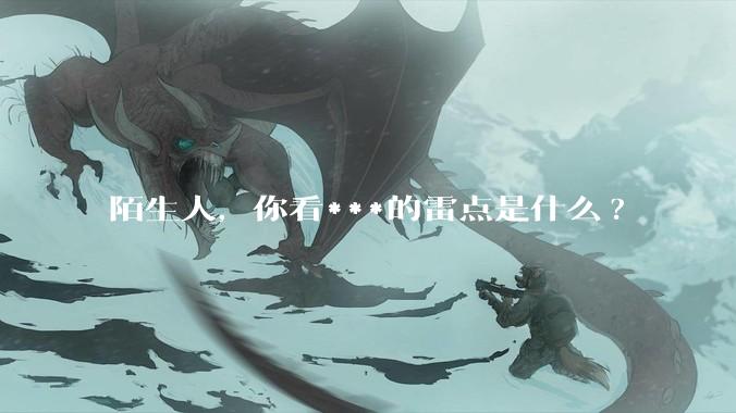 陌生人，你看***的雷点是什么?